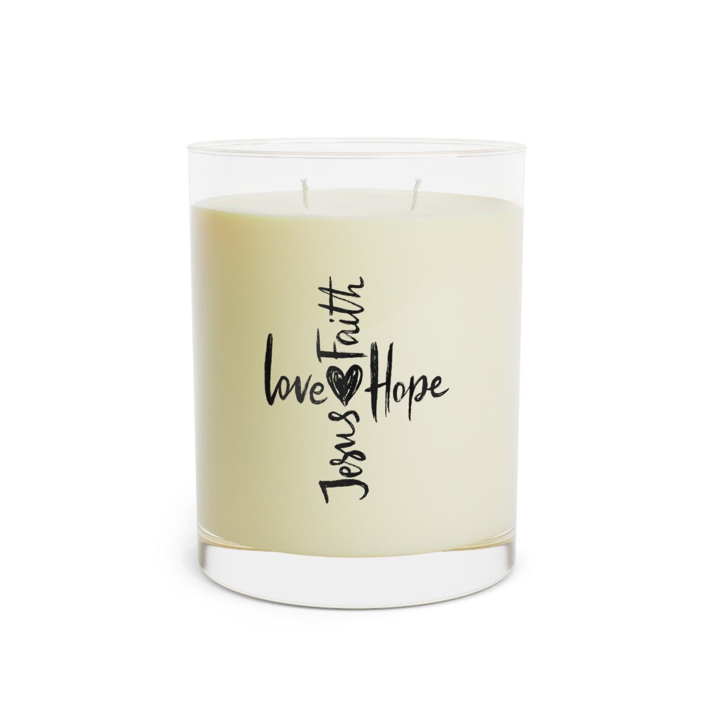 Love & Hope Scented Candle - Full Glass, 11oz