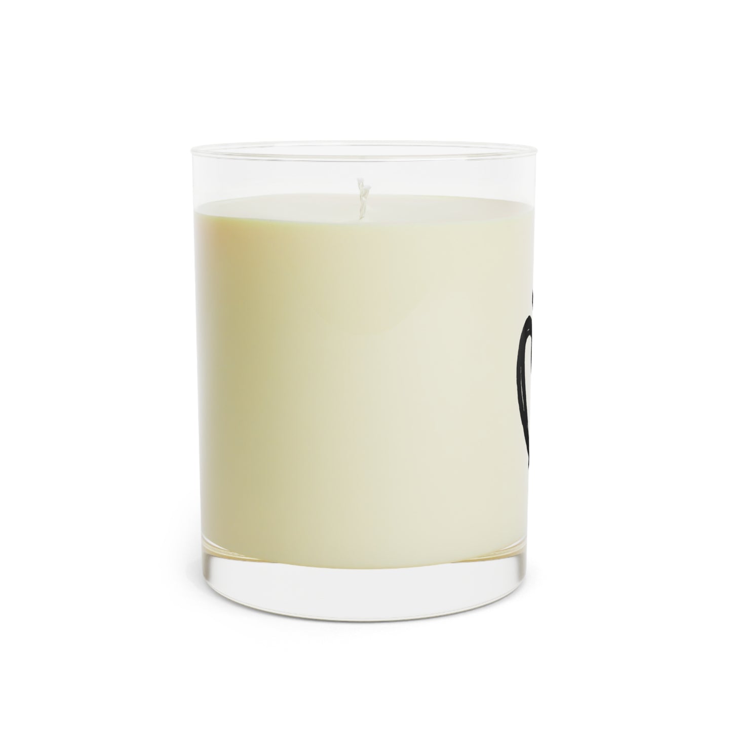 Heart Cross Scented Candle - Full Glass, 11oz