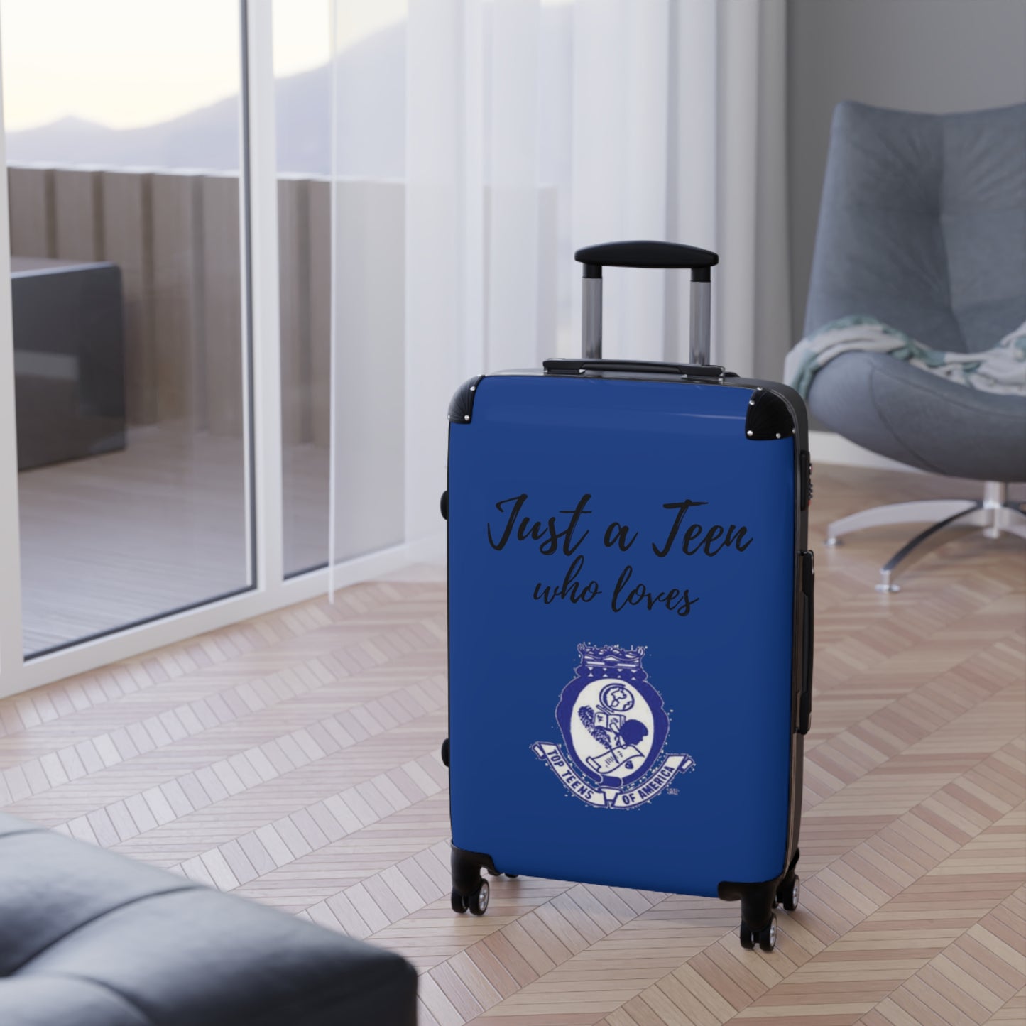 Just A Teen (TTA) Suitcases (Blue)