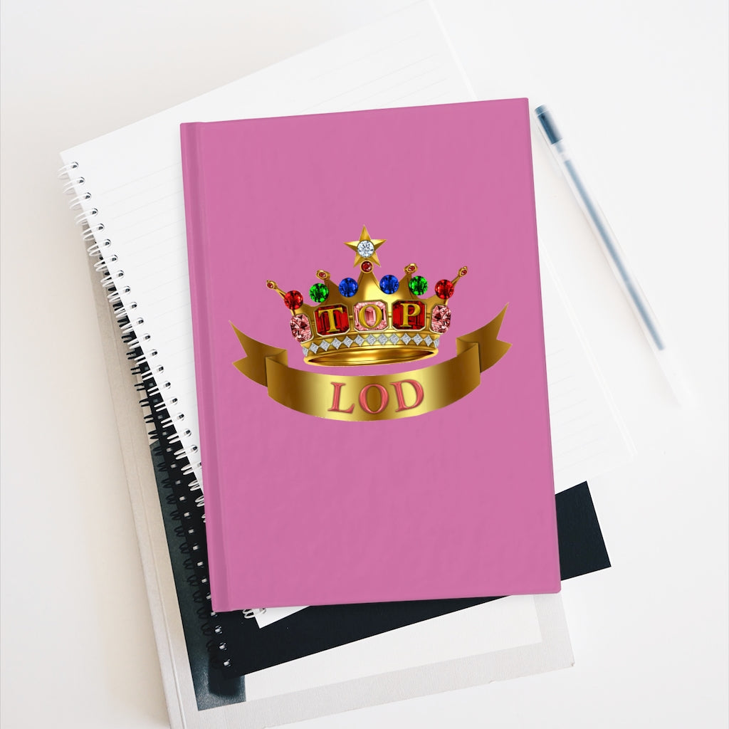 TLOD Crown Journal - Ruled Line (Pink)