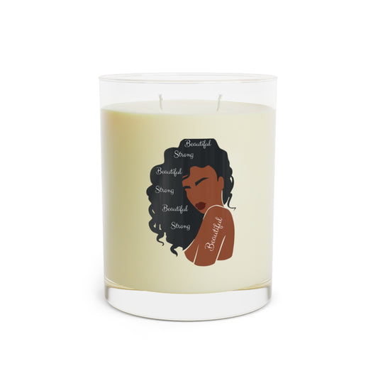 Beautiful Woman Scented Candle - Full Glass, 11oz