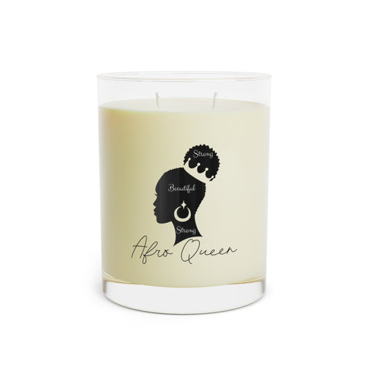 Afro Queen Scented Candle - Full Glass, 11oz